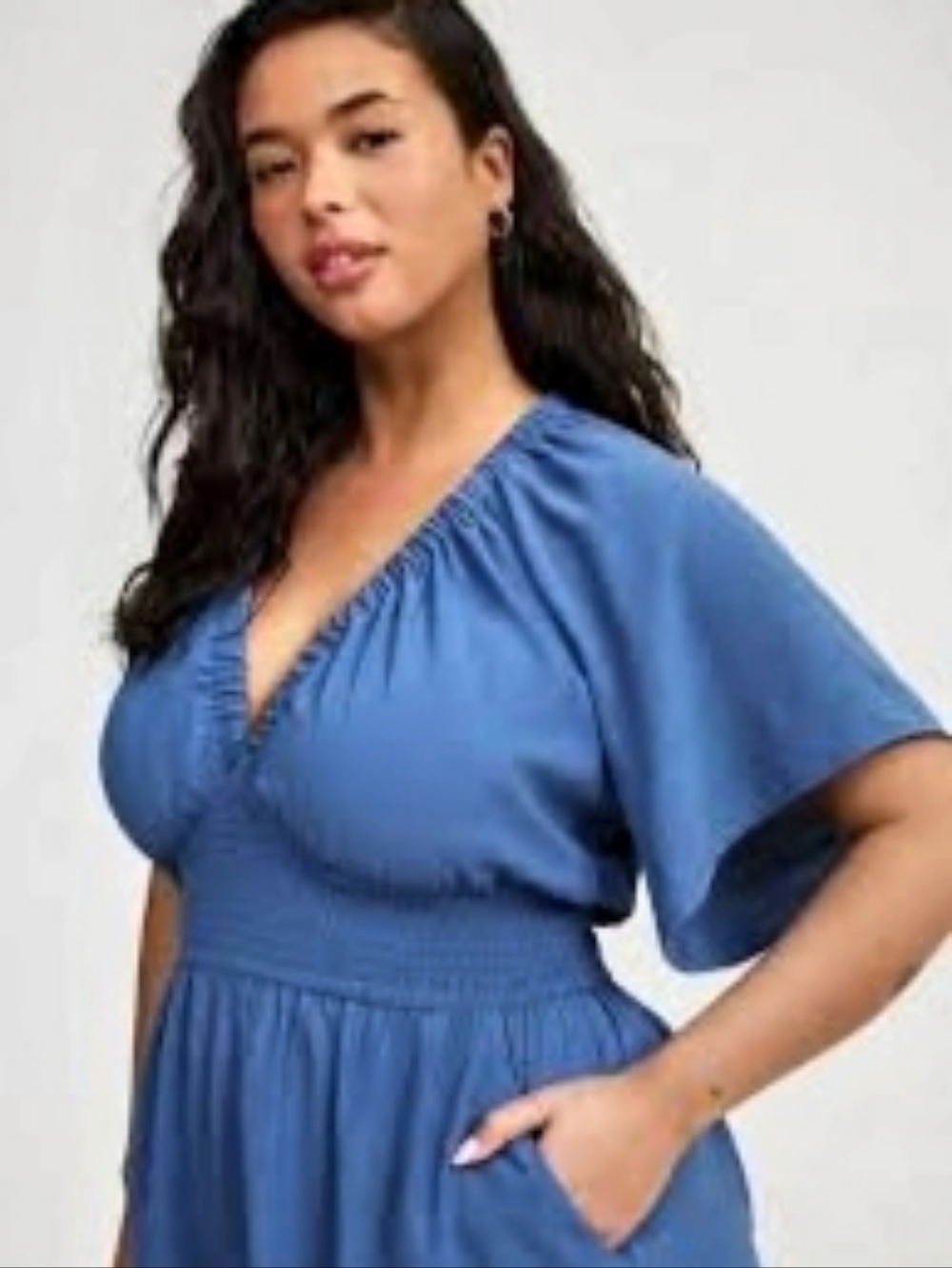 Torrid Blue Romper NWT